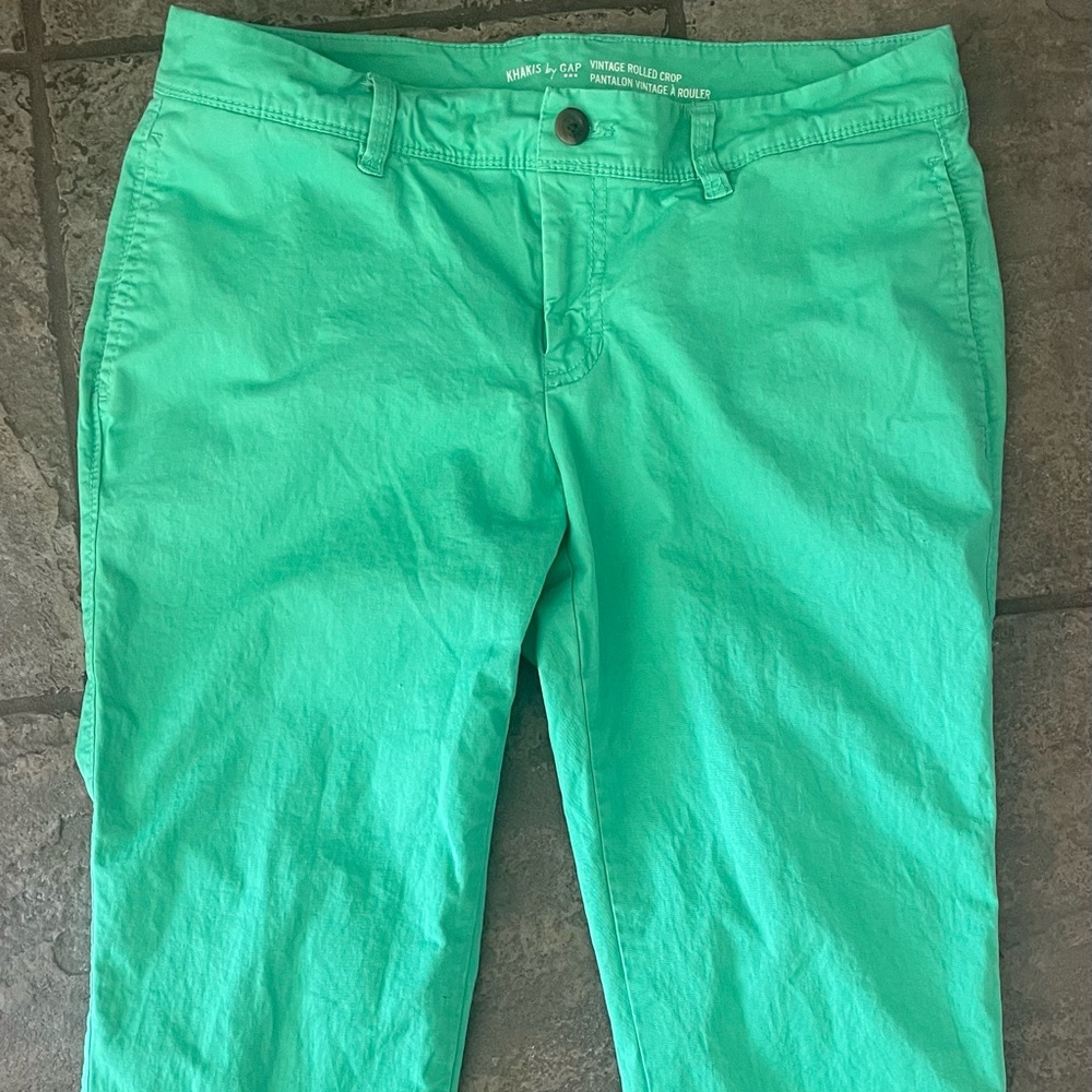 Gap Cropped Khaki
